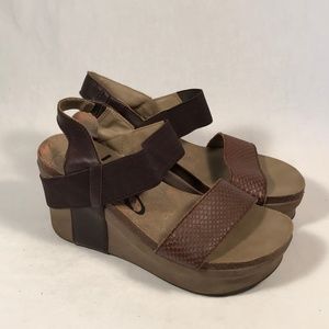 OTBT Bushnell Wedge Sandals Women 7.5 M